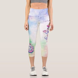 Leggings Capri Je ne transpire pas, j'éblouis les jambes