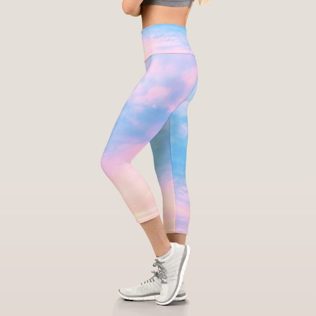 Leggings Capri Joli Coton Candy Beach Skies Fitness (Gauche)