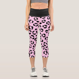 Leggings Capri Joli en Poster de animal rose