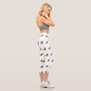 Leggings Capri Joli Joyeux Parcourir Carousel Horses Capri