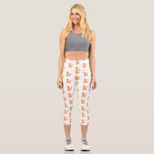 Leggings Capri Joli triton orangé joyeux