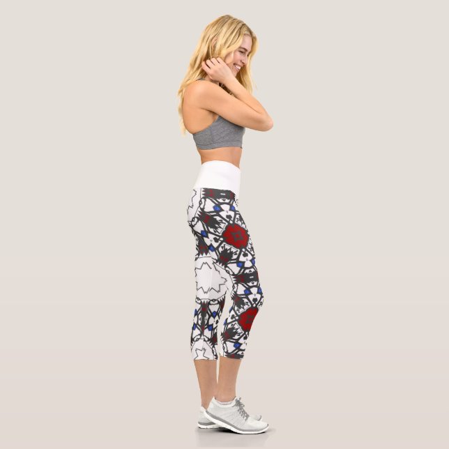 Leggings Capri Kaléidoscope art six du volume quatre (Droite)