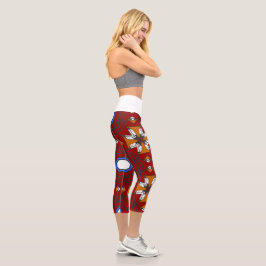 Leggings Capri Kaléidoscope art vingt du volume quatre