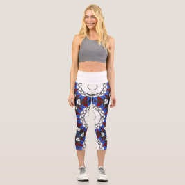 Leggings Capri Kaléidoscope du quatrième volume, art dix