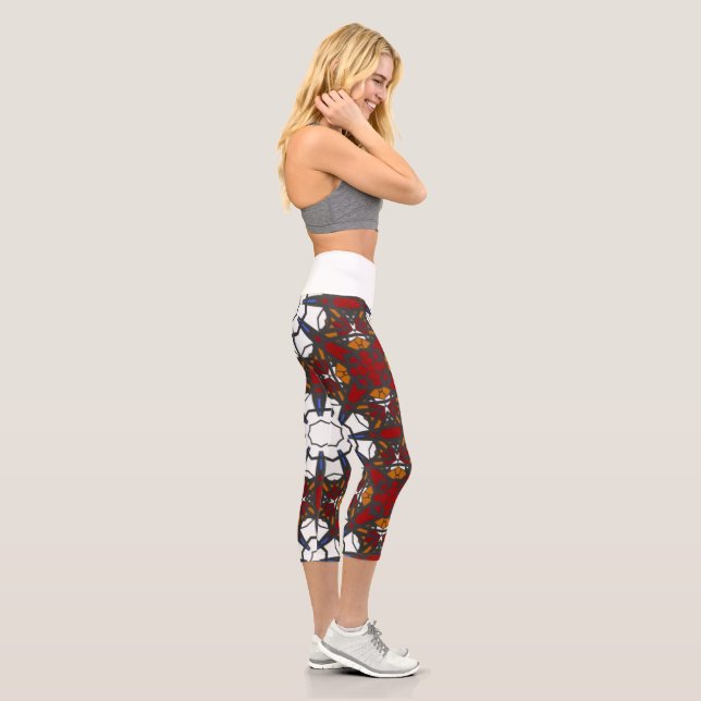 Leggings Capri Kaléidoscope du quatrième volume art douze (Droite)