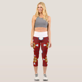 Leggings Capri Kaléidoscope du quatrième volume art vingt-deux