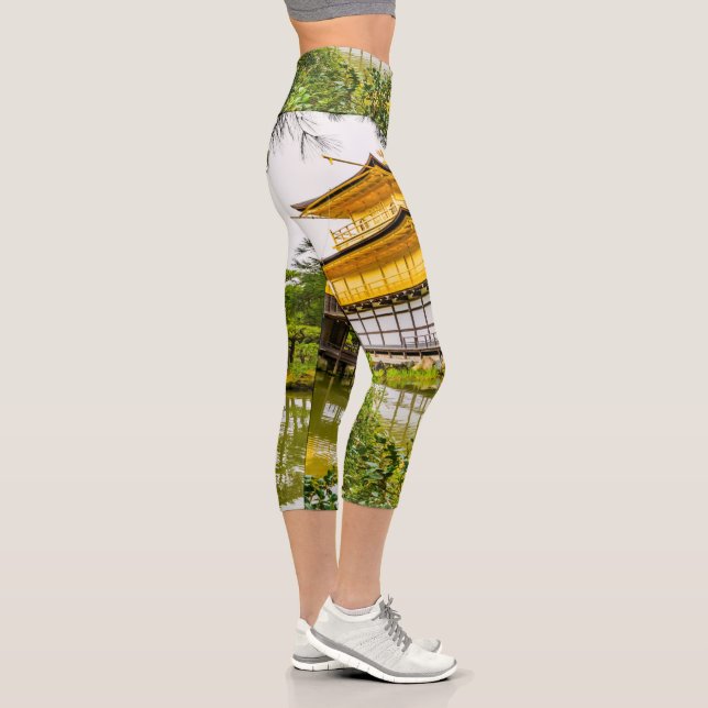 Leggings Capri Kinkaku-ji, le pavillon d'or, Kyoto (Droite)