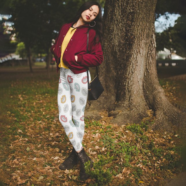 Leggings Capri Laugh Doodle (Créateur téléchargé)