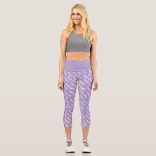 Leggings Capri Lavande de salade de monde sportif et sportif