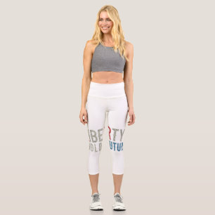Leggings Capri L'avenir audacieux de la liberté