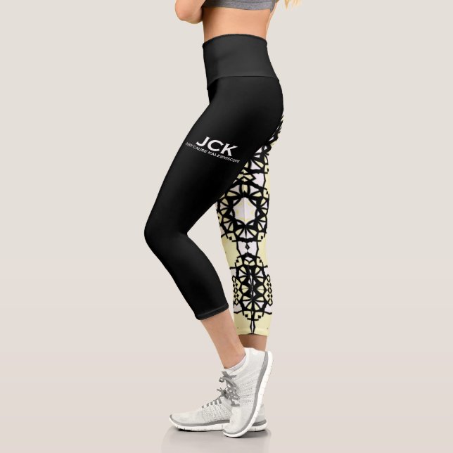 Leggings Capri Le kaléidoscope du premier volume, art dix (Gauche)