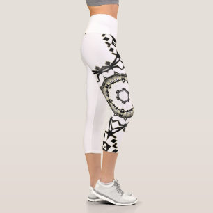 Leggings Capri Le kaléidoscope du premier volume, art trois