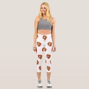 Leggings Capri Le masculinités moderne et frappant de SlipperyJoe