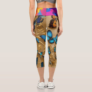Leggings Capri Legage papillon