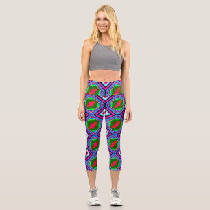 Leggings Capri Légendes branchées pour la remise en forme des fem