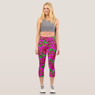 Leggings Capri Légendes branchées pour la remise en forme des fem