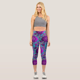 Leggings Capri Légendes branchées pour la remise en forme des fem