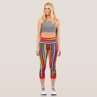 Leggings Capri Légendes branchées pour la remise en forme des fem