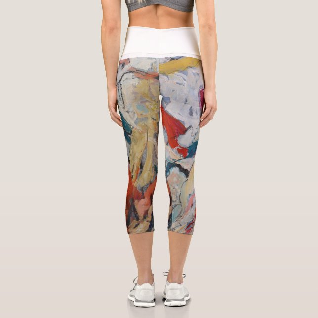 Leggings Capri Légendes colorées (Verso)