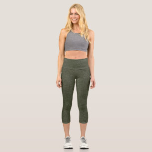 Leggings Capri Légendes de Capri Vertes de mousse - personnalisab