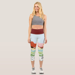 Leggings Capri légumineuses