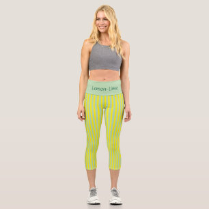 LEGGINGS CAPRI “LEMON-LIME” PAR JEANIE DEE, PERSONNALISER LA TAIL
