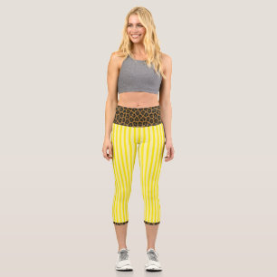 LEGGINGS CAPRI "LEMONADE WILDCAT" - TAILLE HAUTE