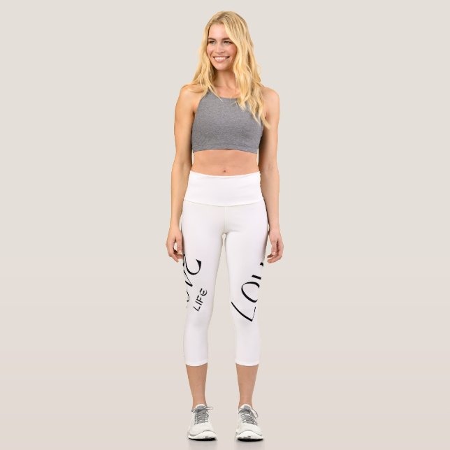 Leggings Capri Lengging - Love Life (Recto)