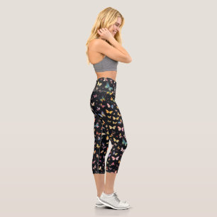 Leggings Capri Les 1000 Papillons Noirs