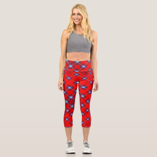 Leggings Capri les légumineuses de fitness pour femmes,