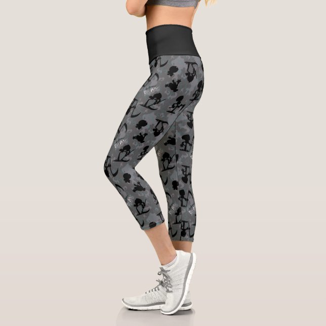 Leggings Capri Les sombres aventures de Billy & Mandy Motif (Gauche)