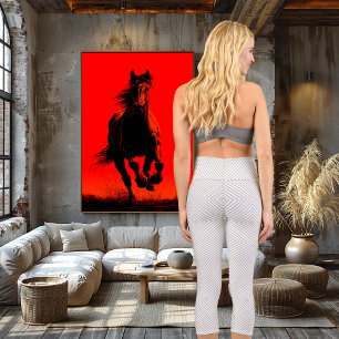 Leggings Capri Ligne optique grise et blanche   Géométrique moder