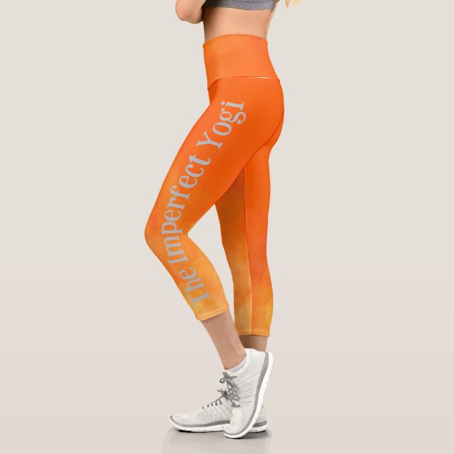 Leggings Capri L'imparfait Yogi Capri Yoga Pant Orange (Gauche)