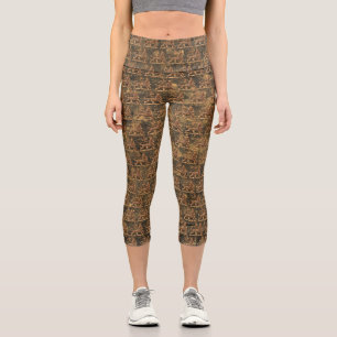 Leggings Capri Lion of Judah - Empire of Ethiopia - Africa Power