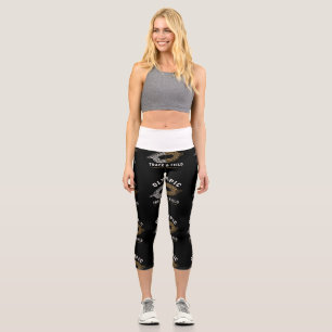 Leggings Capri Logo Rétro de piste olympique Fonde en 1972