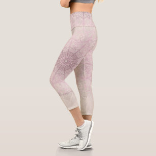Leggings Capri Mandala "La cuisse de la nymphe"