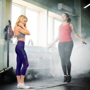 Leggings Capri Manger. Dormir. Salle de sport. Répéter. exercice 