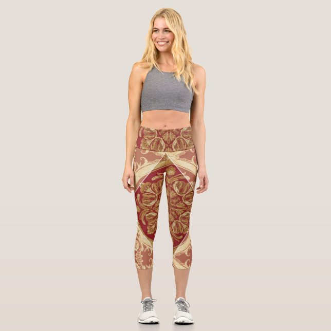 Leggings Capri Mara Trumpet Glory Baroque:  Fitness Gear  (Recto)