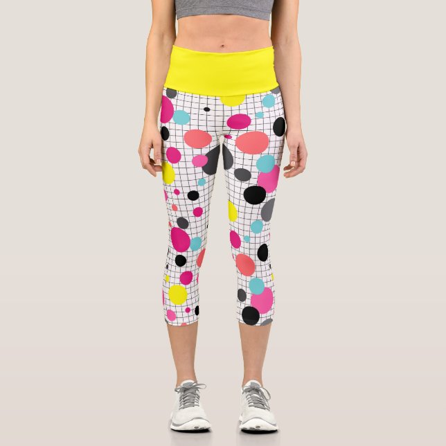 Leggings Capri Memphis pois (Recto)