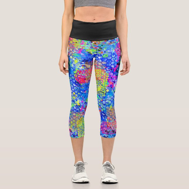Leggings Capri Mer Graffiti (Recto)