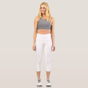 Leggings Capri MIEUX ! Capris haut taille - Blanc