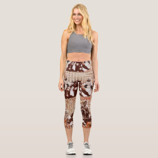 Leggings Capri Moroccan Feast V4