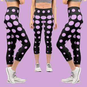Leggings Capri Motif Abstrait coloré
