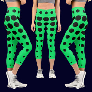 Leggings Capri Motif Abstrait coloré