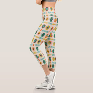 Leggings Capri Motif amérindien Navajo