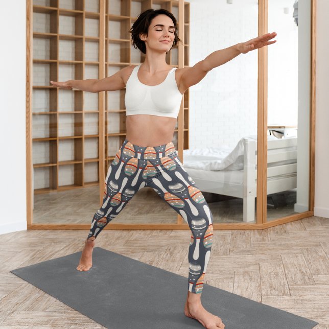 Leggings Capri Motif Cinco De Mayo (Créateur téléchargé)