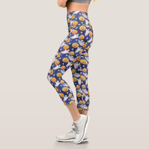 Leggings Capri Motif d'aquarelle Halloween