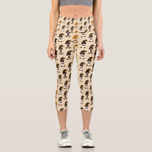 Leggings Capri Motif De Gnomes, Halloween Gnomes Trick Ou Treat