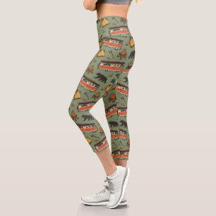 Leggings Capri Motif des aventures du camp d'entraînement