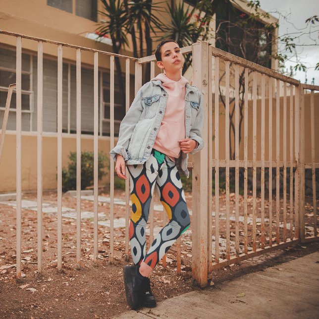 Leggings Capri Motif d'oiges (Créateur téléchargé)